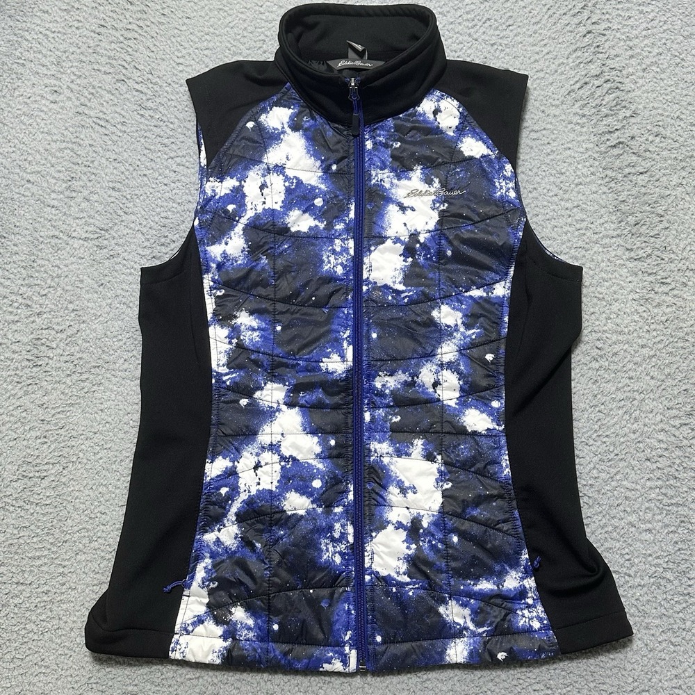 Eddie Bauer Full Zip Quilted Packable Hiking Walking Vest Women's Size M